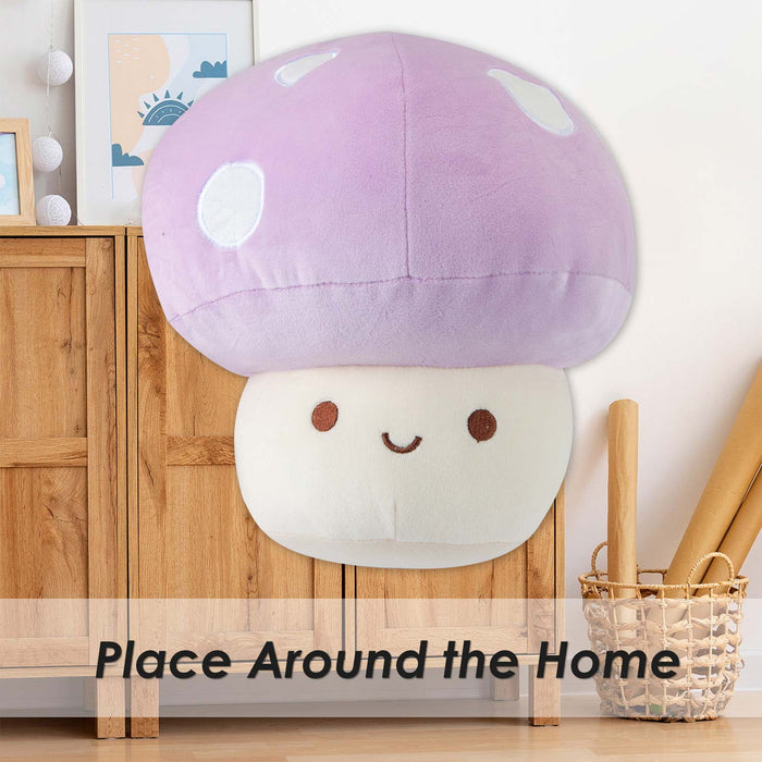 Lilac Mushroom Mochi Soft Toy Plush
