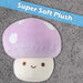 Lilac Mushroom Mochi Soft Toy Plush