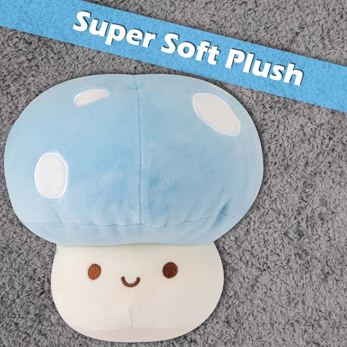 Blue Mushroom Mochi Soft Toy Plush