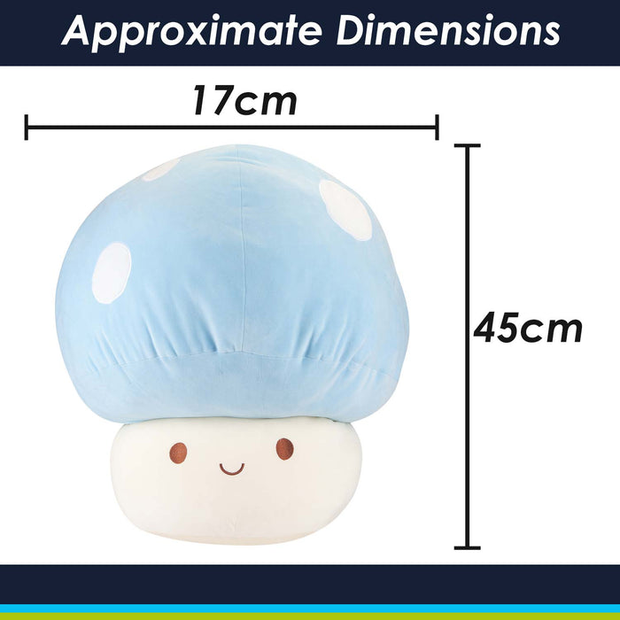 Blue Mushroom Mochi Soft Toy Plush