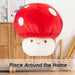 Red Mushroom Mochi Soft Toy Cute Plushie Huggable Cuddly Plush 45cm Red