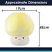 Yellow Mushroom Mochi Soft Toy Cute Plushie Huggable Cuddly Plush 45cm Yellow