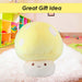Yellow Mushroom Mochi Soft Toy Cute Plushie Huggable Cuddly Plush 45cm Yellow