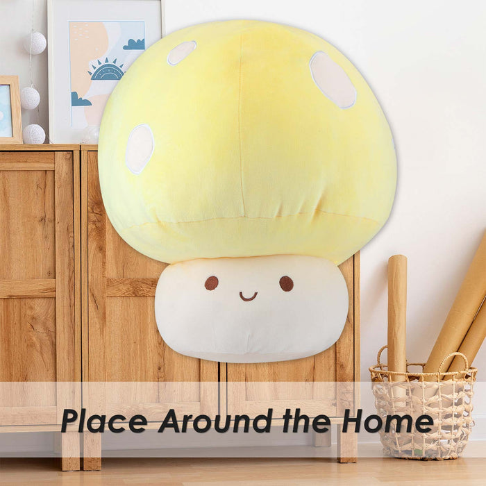 Yellow Mushroom Mochi Soft Toy Plush
