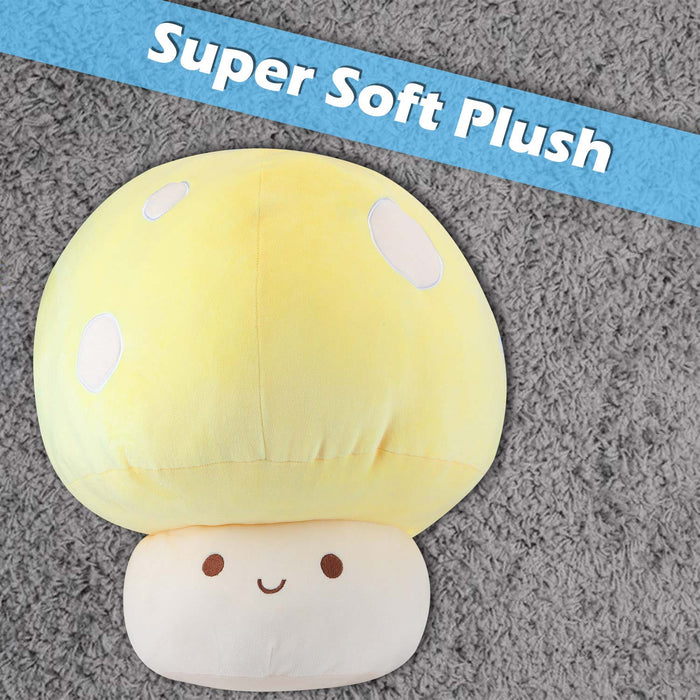 Yellow Mushroom Mochi Soft Toy Plush