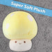 Yellow Mushroom Mochi Soft Toy Plush