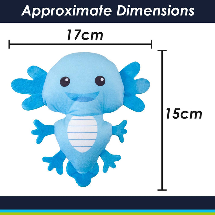 Axolotl Soft Toy Cute Plushie Huggable Cuddly Stuffed Toy 15cm Blue