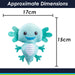 Axolotl Soft Toy Cute Plushie Huggable Cuddly Stuffed Toy 15cm Green