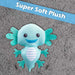 Axolotl Soft Toy Cute Plushie Huggable Cuddly Stuffed Toy 15cm Green