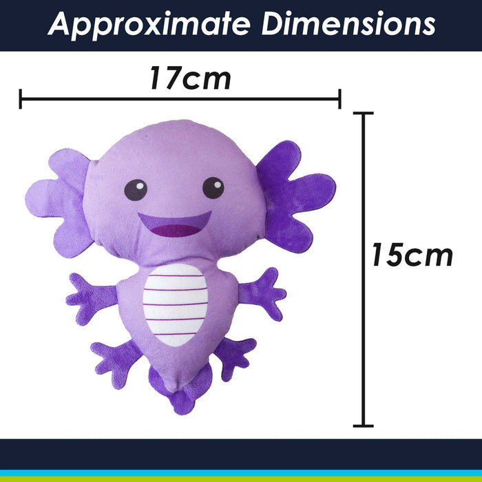Axolotl Soft Toy Cute Plushie Huggable Cuddly Stuffed Toy 15cm Purple