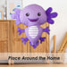 Axolotl Soft Toy Cute Plushie Huggable Cuddly Stuffed Toy 15cm Purple