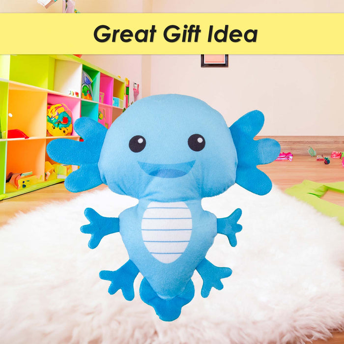 Axolotl Soft Toy Cute Plushie Huggable Cuddly Stuffed Toy 20cm Blue