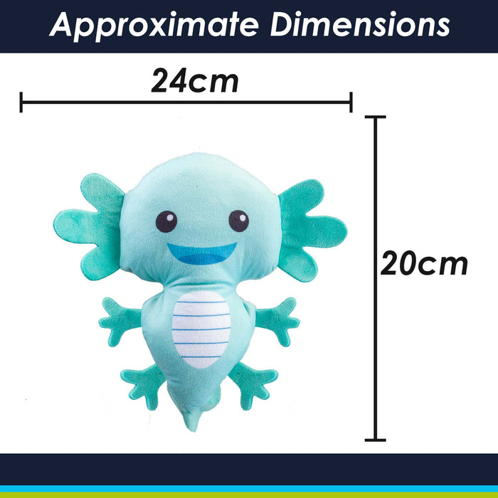Axolotl Soft Toy Cute Plushie Huggable Cuddly Stuffed Toy 20cm Green