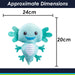Axolotl Soft Toy Cute Plushie Huggable Cuddly Stuffed Toy 20cm Green