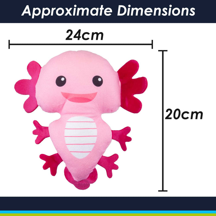 Axolotl Soft Toy Cute Plushie Huggable Cuddly Stuffed Toy 20cm Pink