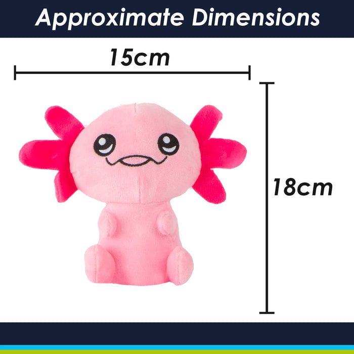 Axolotl Soft Toy Cute Plushie Huggable Cuddly Stuffed Toy 18cm Pink
