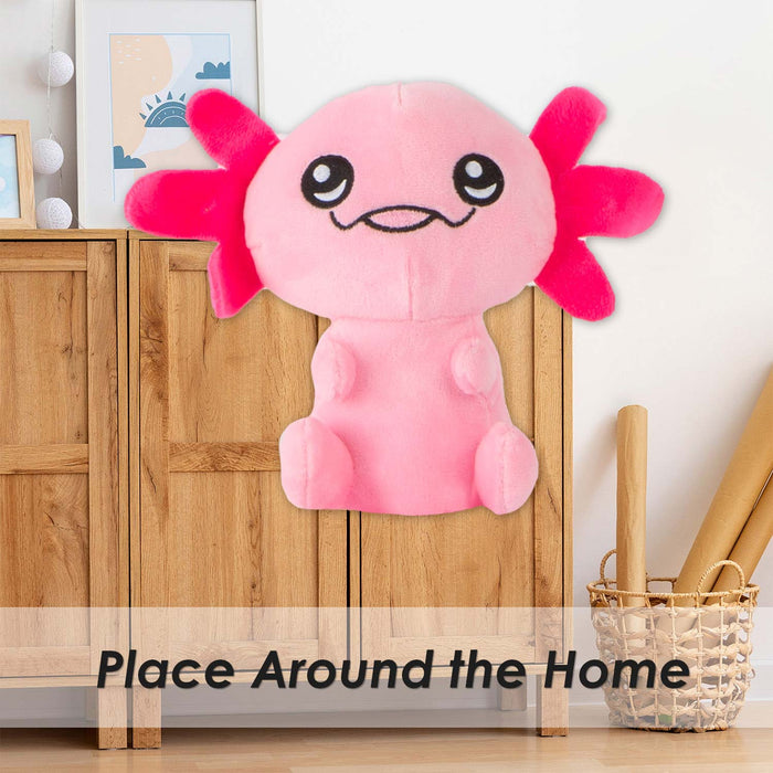 Axolotl Soft Toy Cute Plushie Huggable Cuddly Stuffed Toy 18cm Pink