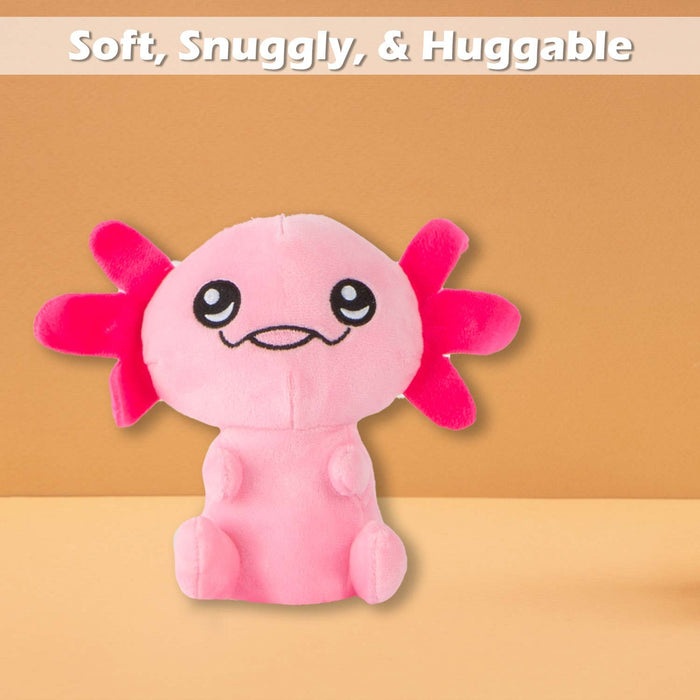 Axolotl Soft Toy Cute Plushie Huggable Cuddly Stuffed Toy 18cm Pink
