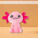 Axolotl Soft Toy Cute Plushie Huggable Cuddly Stuffed Toy 18cm Pink