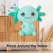Axolotl Soft Toy Plush Stuffed Turquoise