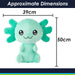 Axolotl Soft Toy Cute Plushie Huggable Cuddly Stuffed Toy 50cm Aqua