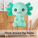 Axolotl Soft Toy Cute Plushie Huggable Cuddly Stuffed Toy 50cm Aqua