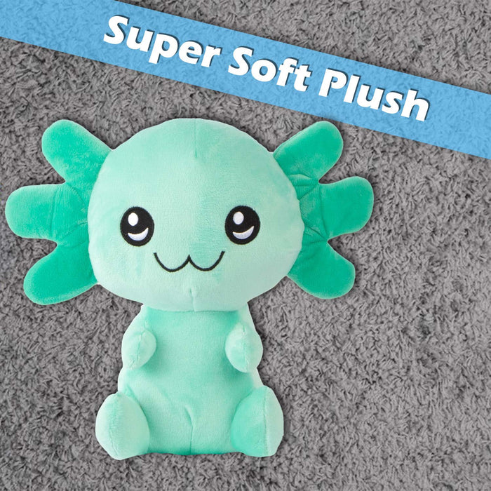 Axolotl Soft Toy Cute Plushie Huggable Cuddly Stuffed Toy 50cm Aqua