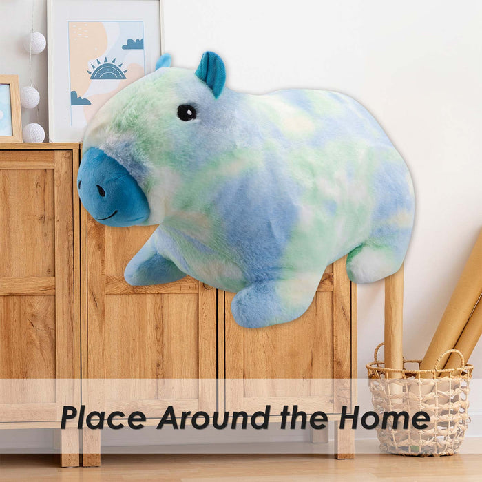 Capybara Soft Toy Cute Plushie Huggable Cuddly Stuffed Toy 51cm Blue