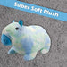Capybara Soft Toy Cute Plushie Huggable Cuddly Stuffed Toy 51cm Blue