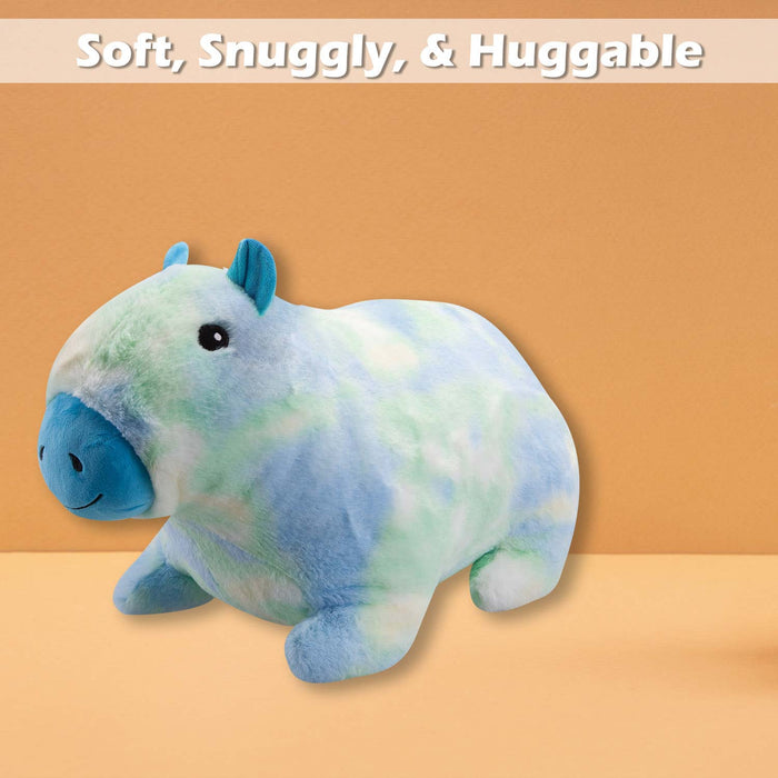 Capybara Soft Toy Cute Plushie Huggable Cuddly Stuffed Toy 51cm Blue