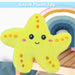 Starfish Soft Toy Cute Plushie Huggable Cuddly Stuffed Toy 16cm Yellow