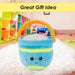 Bucket Soft Toy Cute Plushie Huggable Cuddly Stuffed Toy 16cm Blue