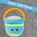Bucket Soft Toy Cute Plushie Huggable Cuddly Stuffed Toy 16cm Blue