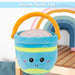 Bucket Soft Toy Cute Plushie Huggable Cuddly Stuffed Toy 16cm Blue