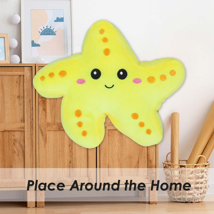 Starfish Soft Toy Cute Plushie Huggable Cuddly Stuffed Toy 27cm Yellow