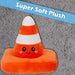 Cone Soft Toy Cute Plushie Huggable Cuddly Stuffed Toy 16cm Orange