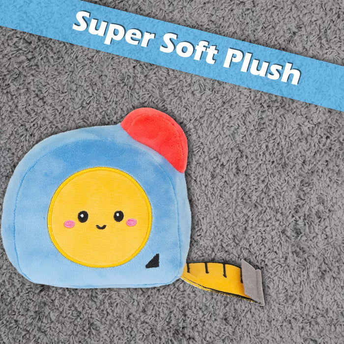Tape Measure Soft Toy Plush Stuffed Yellow