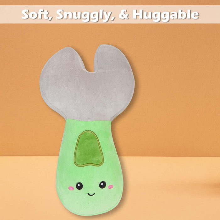 Spanner Soft Toy Cute Plushie Huggable Cuddly Stuffed Toy 27cm Green