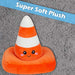 Cone Soft Toy Cute Plushie Huggable Cuddly Stuffed Toy 27cm Orange