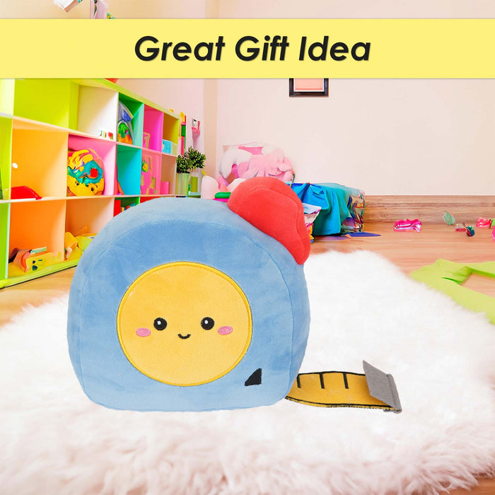 Tape Measure Soft Toy Plush Stuffed Yellow