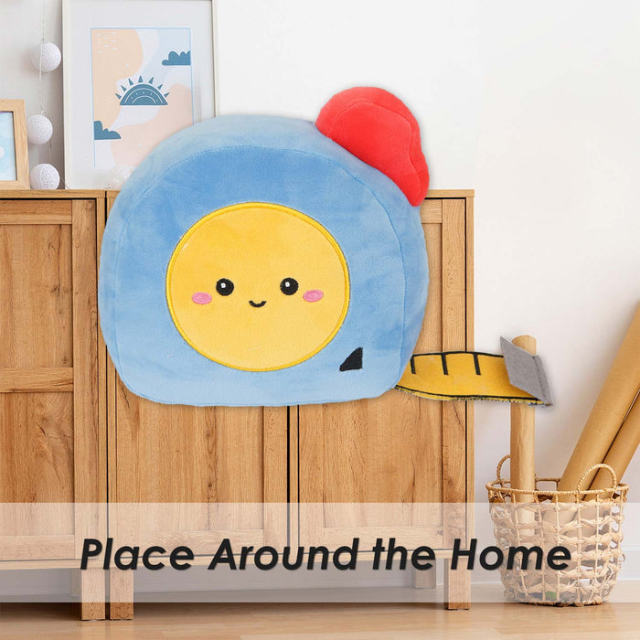 Tape Measure Soft Toy Plush Stuffed Yellow