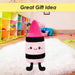 Crayon Soft Toy Cute Plushie Huggable Cuddly Stuffed Toy 16cm Pink