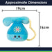 Phone Soft Toy Cute Plushie Huggable Cuddly Stuffed Toy 16cm Blue