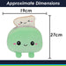 Toaster Soft Toy Cute Plushie Huggable Cuddly Stuffed Toy 16cm Green