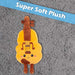 Violin Soft Toy Cute Plushie Huggable Cuddly Stuffed Toy 16cm Yellow