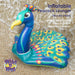 Inflatable Pool Float Peacock Lounger Novelty Swimming Lilo