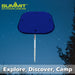 Stick Camping Table Anti-Slip Surface Dig In Ground Blue