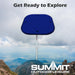 Stick Camping Table Anti-Slip Surface Dig In Ground 25cm x 25cm x 40cm Blue X 1