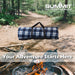 XL Picnic Rug Family Size Blanket Waterproof Backing Blue