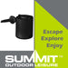 Digital Air Pump & Torch Rechargeable Usb C Charge Cob Black